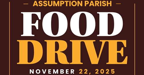 Urgent Parish Food Donation Drive, Nov. 22