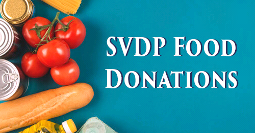 St. Vincent de Paul Food Donations Needed