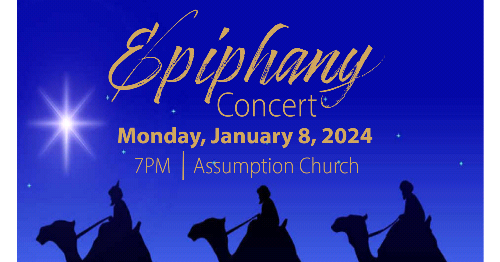 Epiphany Concert & Choral Showcase, Jan. 8